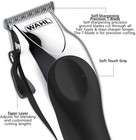Wahl Clipper Usa Chrome Pro Deluxe Kit    Model 3029682  79524-5201m 