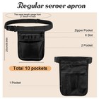 Ocapind Side Apron For Servers Server Waist Pouch server Apron With Pockets