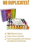 63 Colors Embroidery Thread Set 40wt Polyester   Thread Rack 1100y