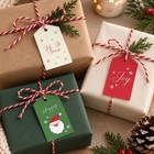 50 Christmas Gift Tags   9 Assorted Holiday Designs   1 5 X 2 5 In