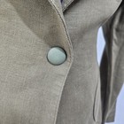 Auth Vintage Thierry Mugler Paris Green Tailored Fitted Blazer Jacket Rare