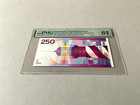 Netherlands 250 Gulden P-98 1977 Nd 1986   Pmg 64  staple Holes 
