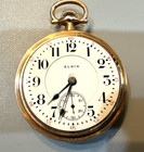 Elgin Veritas 23 Jewels Size 18 Gold Filled Pocket Watch  Circa 1905
