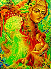 Mstera Russian Lacquer Box Painted Copper Mountain Mistress By Irina Dobrinskaya