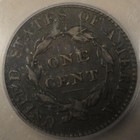 1822 Coronet Large Cent Icg F12 Looks Vf To Me