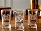 Alianza Lima Tetracampeon  Set De 3 Shots De Pisco