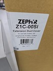Zephyr Z1c-00si -duct Cover Extension For Zsi In Stainless Steel For Range Hood 