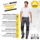 Men   s Heavy Duty Cargo Trousers Construction Utility   Reinforcement Work Pants