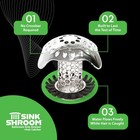 Sinkshroom Ultra Strainer Drain Protector Hair Catcher With Stopshroom For Sink