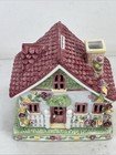 Royal Albert  old Country Roses  Cottage Candle House Tea Light Holder Euc 2002
