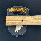 Vintage Viet Nam Us Army 101st Airborne Division Screaming Eagles Patch With Tab