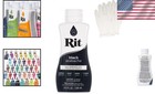 Rit Dye Liquid Fabric Dye     Vibrant Black  8oz With Gloves