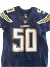 2013 Team Issue Mantei Teo Autographed Home San Diego Chargers  50 Nike Jersey 