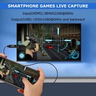 4k Hdmi Video Capture Card  Cam Link Card Game Audio Black 