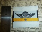 Patch - Bevo Weave - Airborne Wings - Saigon Special Forces - Vietnam War  Q 109