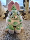 Neopets Green And White Speckled Cybunny Rabbit 2005 9  Plush