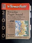 Thomas Guide Metropolitan Puget Sound Street Guide Map Book Atlas Vintage 2000
