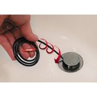 New Turbo Snake 2pc Flexible Drain Opener No Chemicals Sink Clog Remover