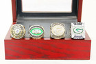 1966 1967 1996 2010 Green Bay Packers Super Bowl Championship 4rings With Box