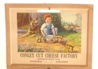 Vintage 1947 Conley Cut Cheese Factory Woodman  Wisconsin Calendar W  Pencil M17
