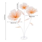 Large Artificial Wedding Flowers Three-headed Wedding Decorative Height 170cm
