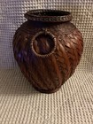Antique Japanese Bamboo Woven Vase