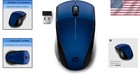 Hp X3000 G3 Wireless Mouse - Blue  15- Battery  Side Grips For Control