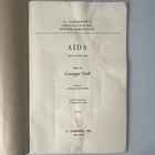 Metropolitan Opera Aida Libretto Original Text   English 1963 Sheet Music Book