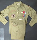 Vintage Boy Scout Bsa Vintage Uniform Shirt And Pants W eagle Scout Medal