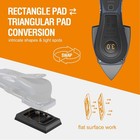 Maxxt 2-in-1 Orbital Sander 350w 3mm Var Speed 20 Sandpaper For Woodworking