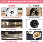 Dg94-04167 Gas Stove Knobs For Samsung Oven Range Stainless Steel Stoveknob 5pcs