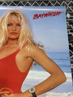 Pamela Anderson Original 1995 Baywatch Poster 90s Icon Pam Anderson Red Swimsuit