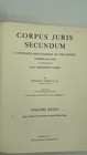 Corpus Juris Secundum  Volume Xxxvi Donald J  Kiser  Ll  D  Hardcover 1943