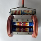 Vtg 1950s Fisher Price Push pull Roller Chime Toy  123 - Tested - Working