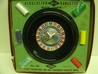 Vintage E s Lowe Roulette Game Set Chips And Layout 8 5  Wheel
