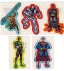 Dc Justice League Of America Heros - Vending Machine Sticker Set Of 15