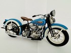 Rare Vintage Franklin Mint 1936 Harley Davidson Knucklehead Road Rally 1 10