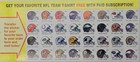 Sports Illustrated Nfl Team Helmet Stickers 32 Decals Complete Set Full League