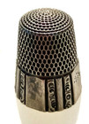 Vtg Antique Simons Bros Sterling Silver Thimble Size 12 C1880s Fluted See Pics
