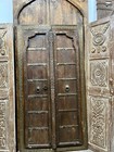 Antique Farmhouse Carved Door With Frame Hand Carved Wooden Garden Doors 81