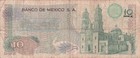 Mexico  10  Pesos  15 5 1975  Series  1dl  Prefix  L  Circulated Banknote Ppz