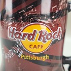 Hard Rock Cafe Pittsburgh Guitar Handle Coffee Mug Large Red Black Music Cup