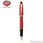 Aurora Ipsilon Red Fountain Pen Fine Nib B11-r-f