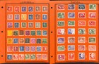Sweden Stamp Collection 1860-1978 On 15 Quad Pages  All Different Lot  ca 
