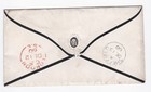 1860 Qv 1d Penny Red Stamp On Dover Mourning Cover To Sharrow Bank Via London