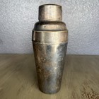 Vintage 1930s Gorham Ep Silver Plate Cocktail Shaker 026 Monogram Art Deco As-is