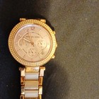 Michael Kors Parker Women   s Quartz Chronograph Date 39mm Gold Bracelet