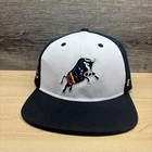 Durham Bulls Hat Cap Snap Back Black White Milb Minor League Baseball  47