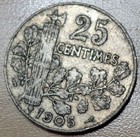 1905 France 25 Centimes