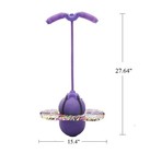 Pogo Ball With Handles For Kids   Adults  Balance Bounce Trick Board Purple